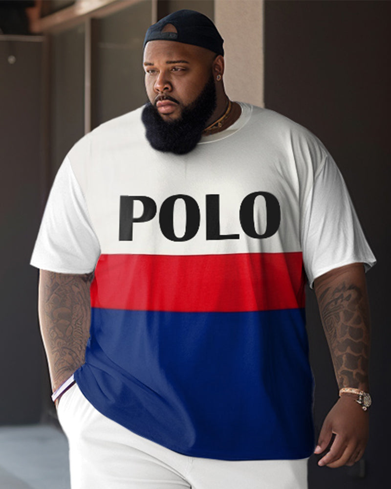 Big & Tall Athletic Two-piece Set for big men view 2