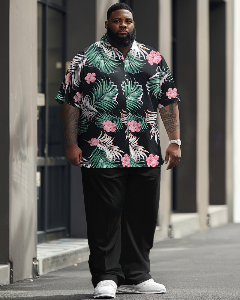 Big & Tall Floral Business Casual Jeans for big men view 1