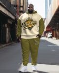 Big & Tall Streetwear Hoodie Sweatpants Set for big men view 1