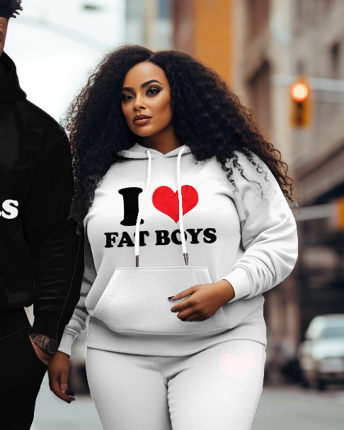 Big & Tall Patchwork Hoodie for big men view 3