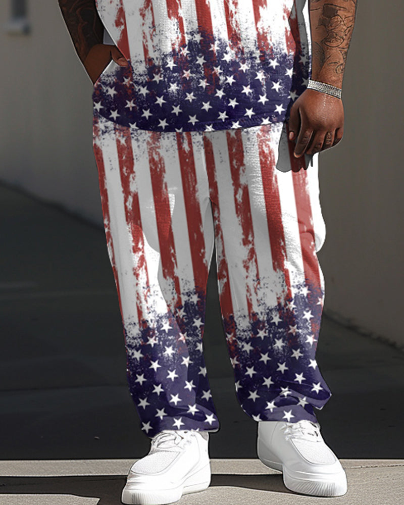 Big & Tall Graphic Two-piece Set for big men view 3