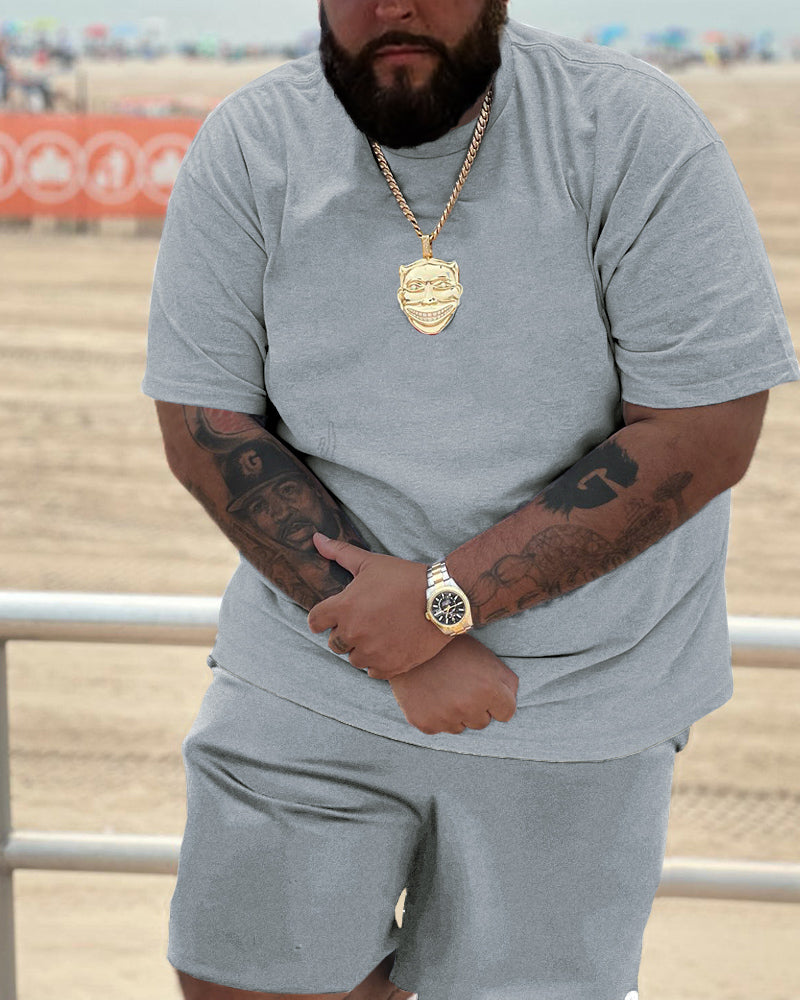 Big & Tall Athletic Two-piece Set for big men