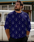 Big & Tall Geometric Graphic T-Shirt for big men