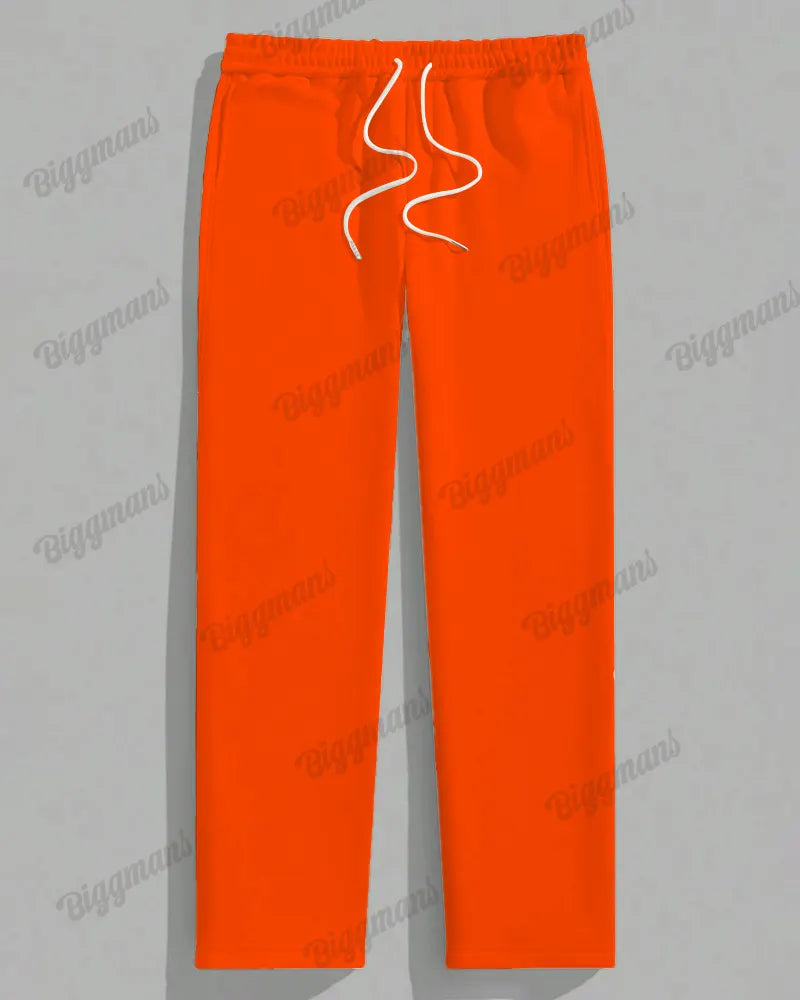 Big & Tall Streetwear Hoodie Sweatpants Set for big men view 3