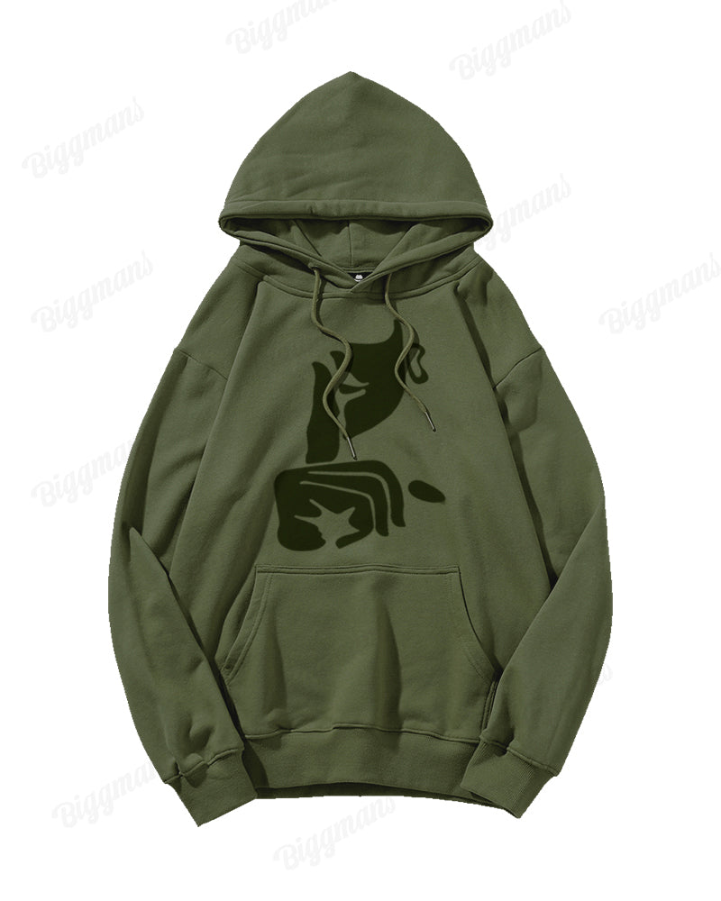 Big & Tall Geometric Hoodie for big men view 11