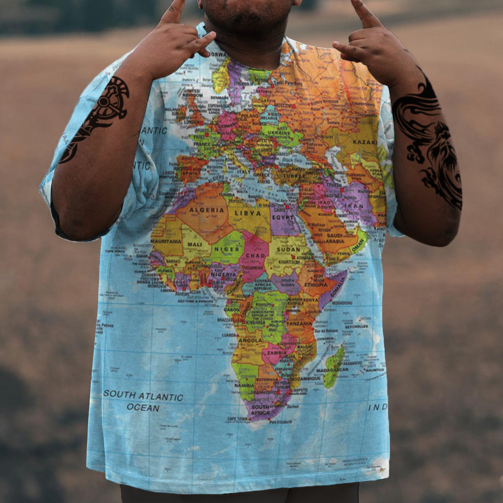Big & Tall Juneteenth T-Shirt for big men view 1