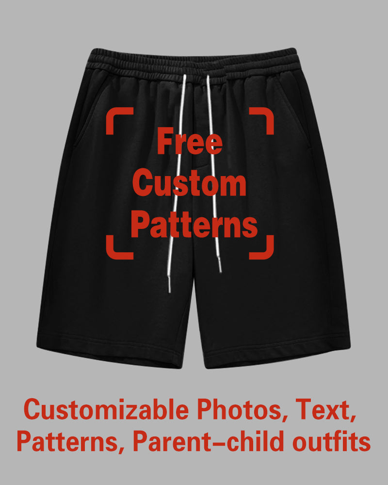 Big & Tall Graphic Athletic Shorts for big men view 2