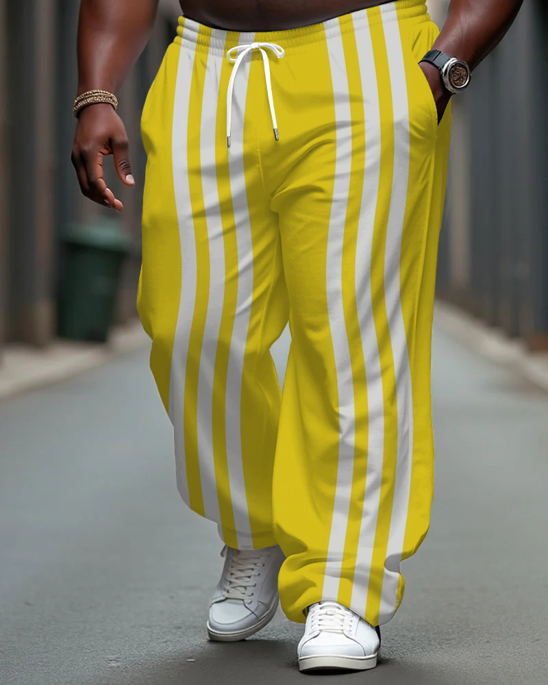 Big & Tall Striped Pants for big men