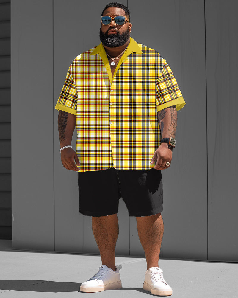Big & Tall Plaid Jeans for big men view 1