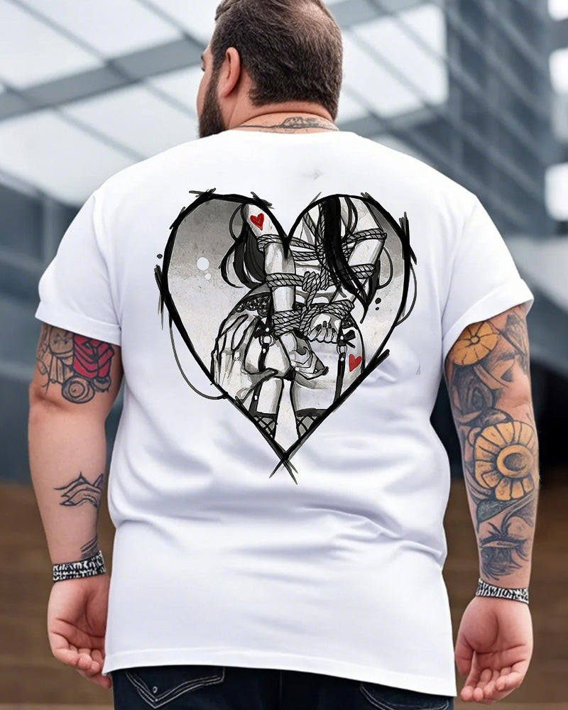 Big & Tall Streetwear T-Shirt for big men view 1