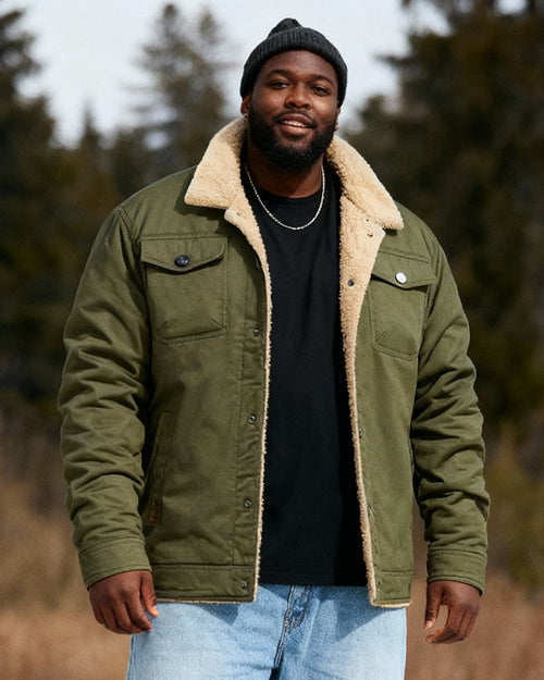 Big & Tall Solid Color Streetwear Men's Clothing for big men view 2