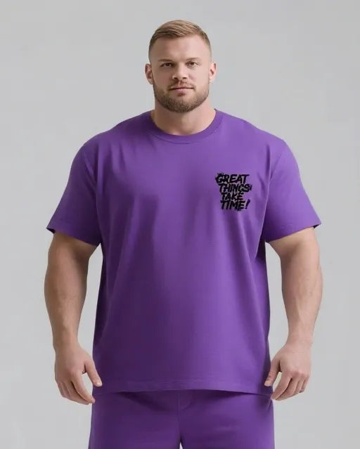 Big & Tall Streetwear Two-piece Set for big men view 12