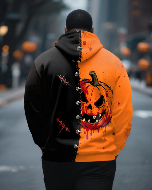 Big & Tall Graphic Hoodie for big men view 2