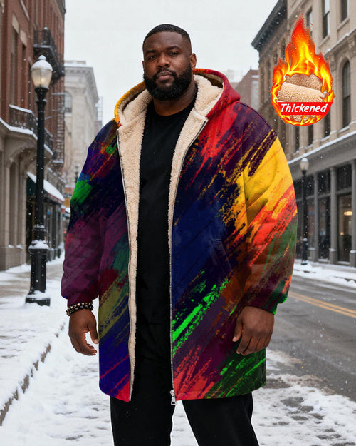 Big & Tall Graphic Graffiti Hoodie for big men view 1