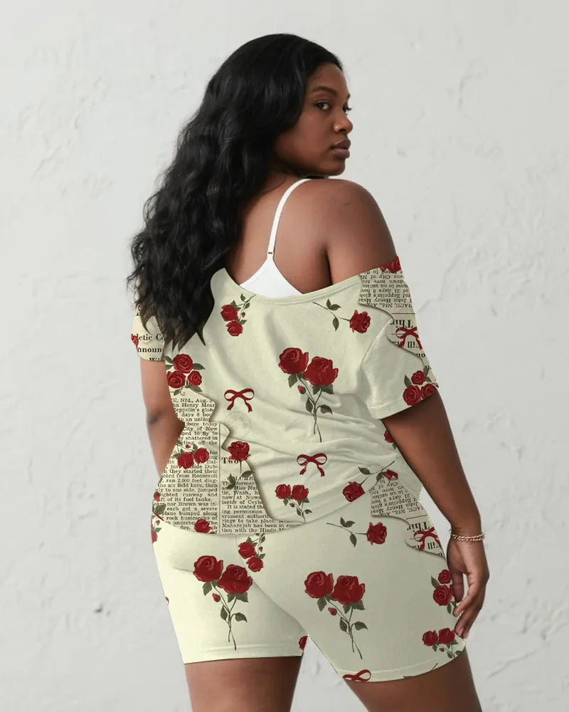 Big & Tall Graphic Vintage Two-piece Set for big men view 5