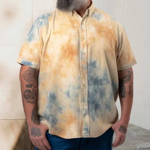 Big & Tall Short Sleeve Shirt for big men view 2