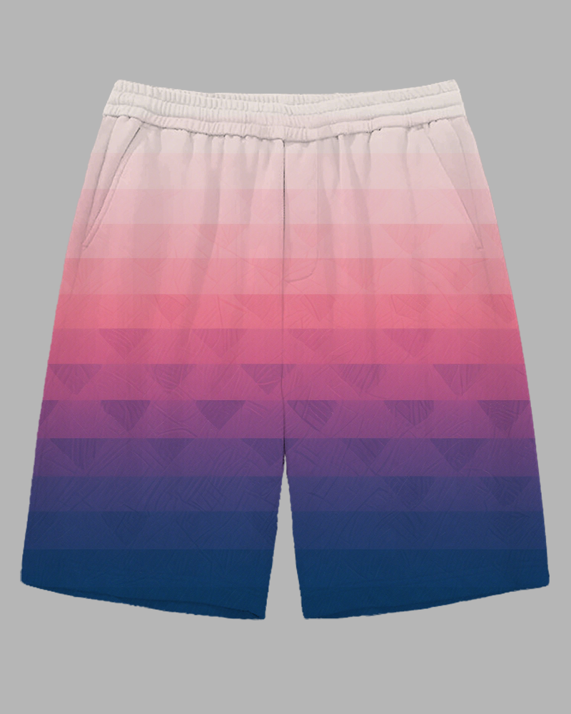 Big & Tall Gradient Shorts for big men