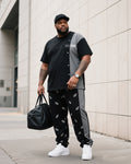 Big & Tall Streetwear Two-piece Set for big men view 1