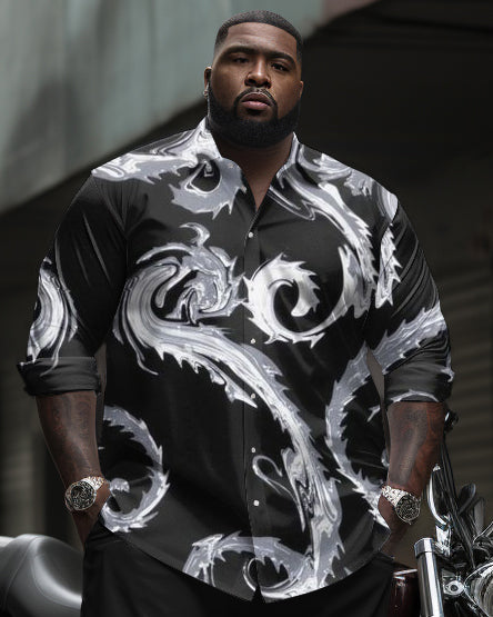 Big & Tall Graphic Two-piece Set for big men view 2