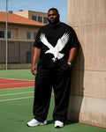 Big & Tall Graffiti T-Shirt Pants Set for big men view 1