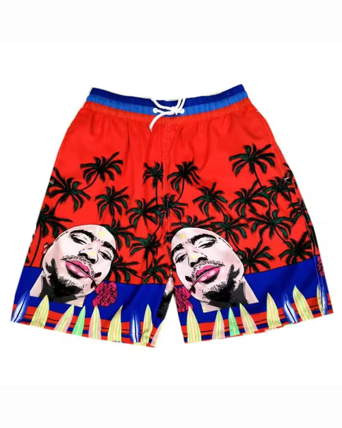 Big & Tall Hawaiian Shorts for big men