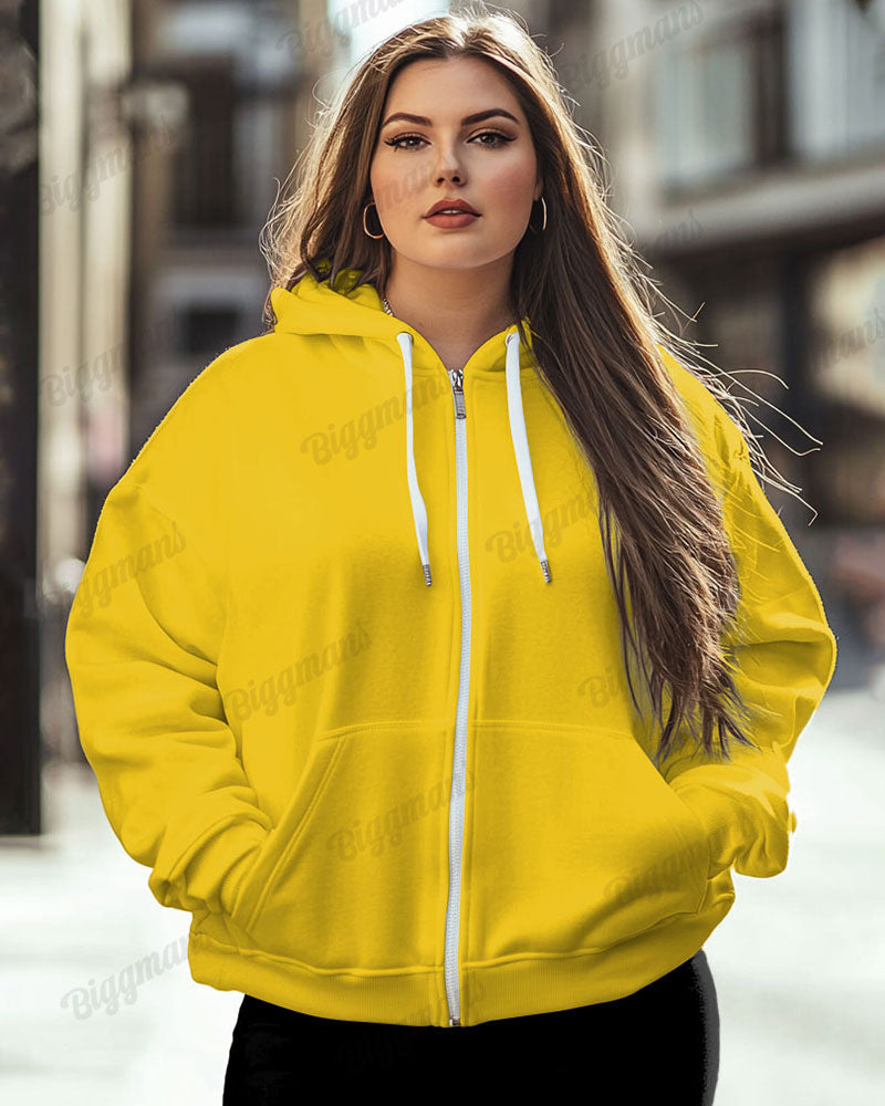 Big & Tall Solid Color Hoodie for big men view 6