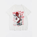 Big & Tall White Streetwear T-Shirt for big men view 2