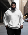 Big & Tall Solid Color Hoodie for big men view 1