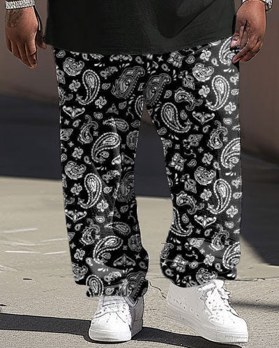 Big & Tall Graphic Two-piece Set for big men view 3