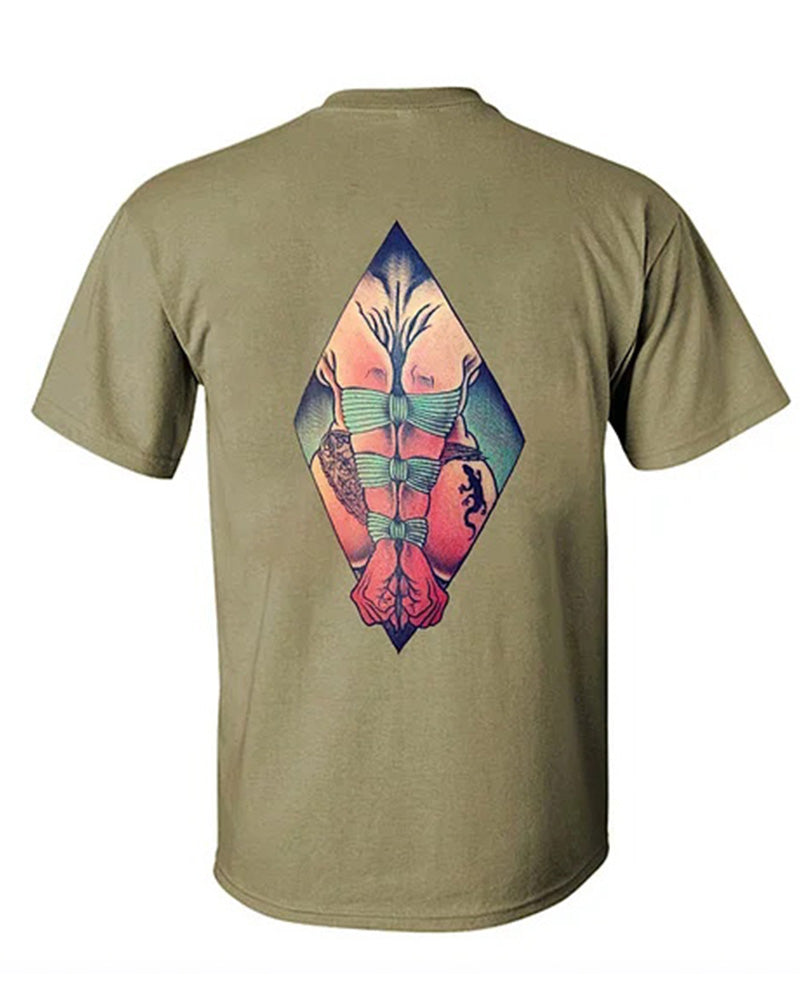 Big & Tall Graphic Streetwear T-Shirt for big men view 5