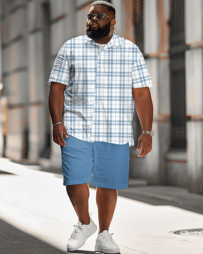 Big & Tall Plaid Jeans for big men view 1