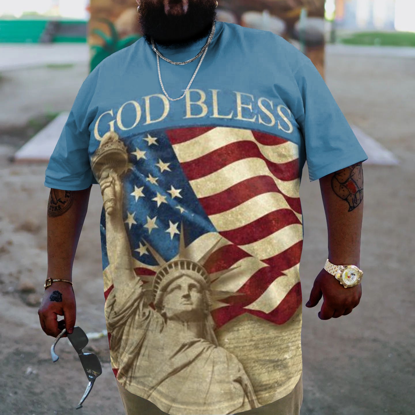 Big & Tall T-Shirt for big men view 2