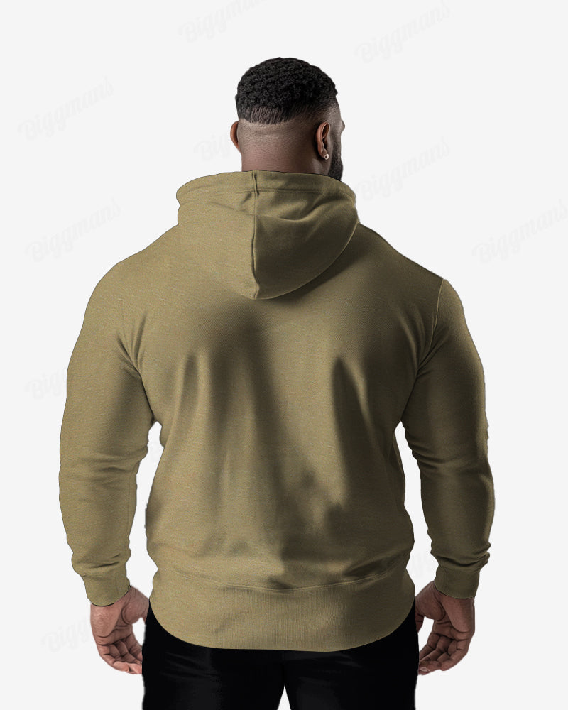 Big & Tall Athletic Streetwear Hoodie Sweatpants Set for big men view 5