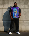 Big & Tall Graffiti T-Shirt Pants Set for big men view 1