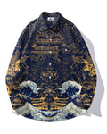 Big & Tall Streetwear Long Sleeve Shirt for big men view 1