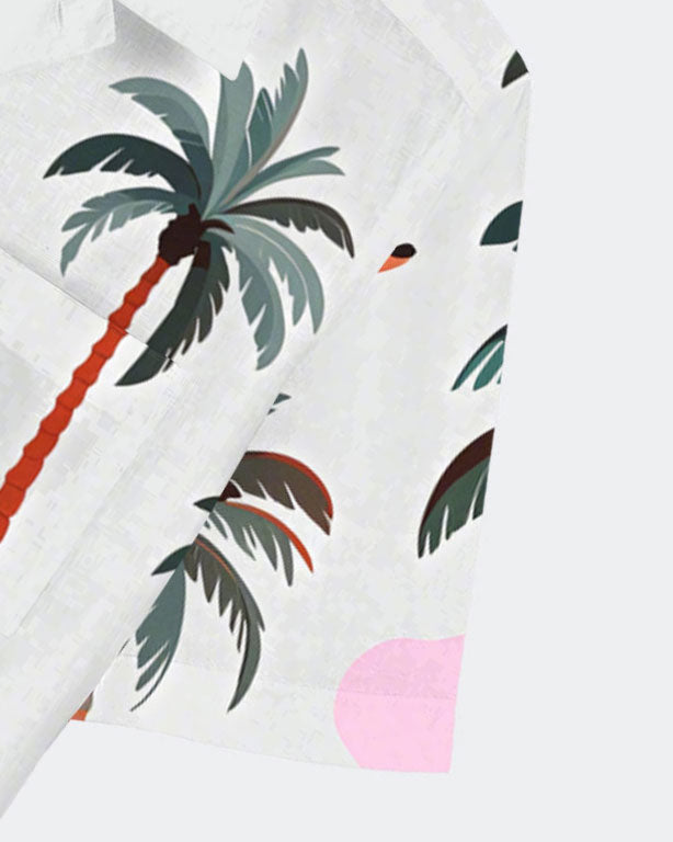 Big & Tall Hawaiian Graphic Short Sleeve Shirt for big men view 5
