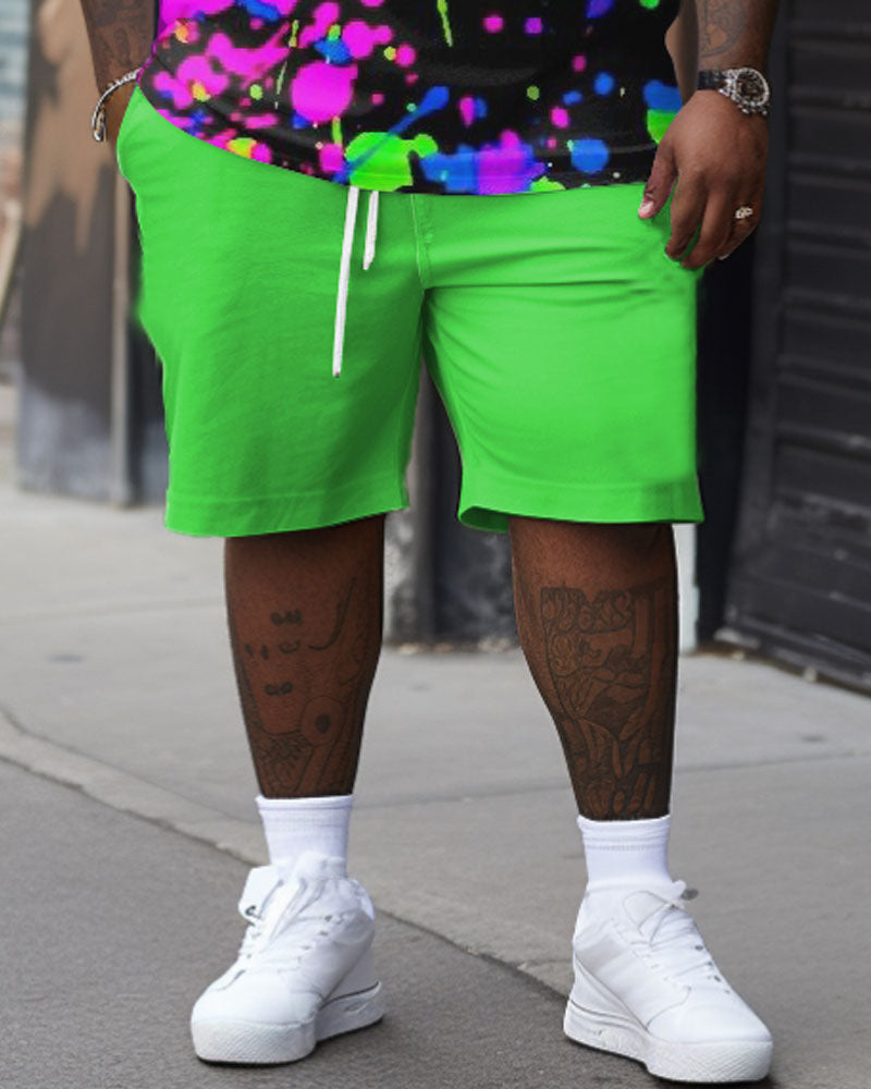 Big & Tall Graphic Two-piece Set for big men view 3