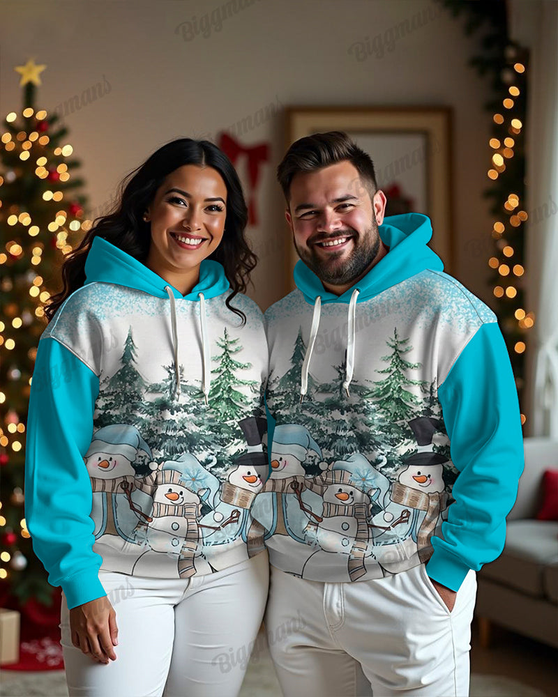 Big & Tall Streetwear Hoodie Sweatpants Set for big men view 1
