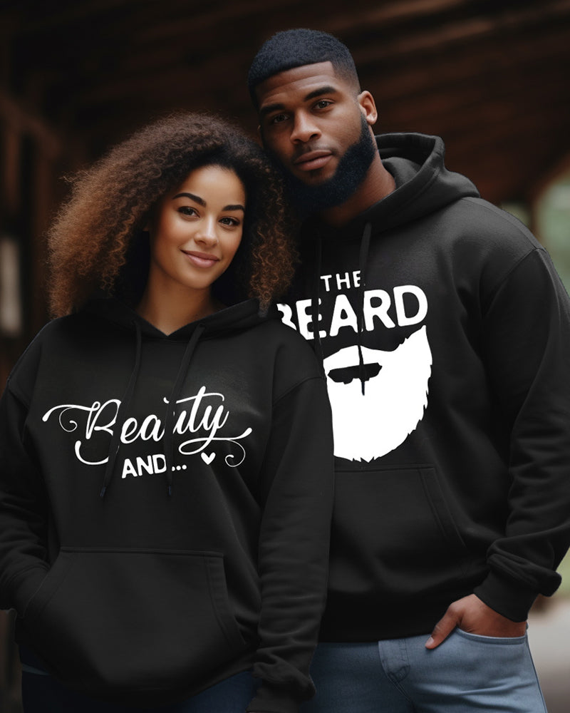 Big & Tall Graphic Hoodie Sweatpants Set for big men view 1