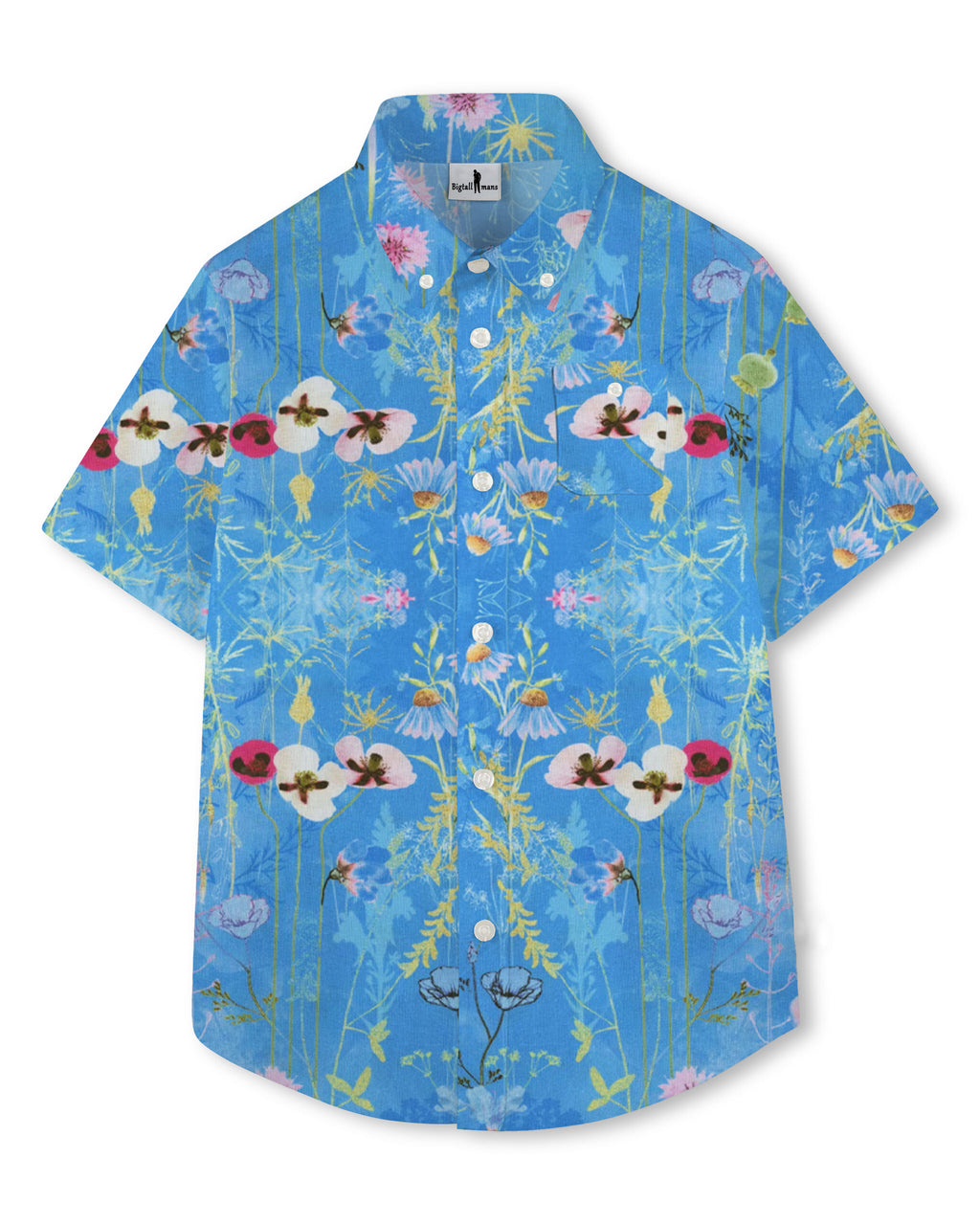 Big & Tall Short Sleeve Shirt for big men view 5