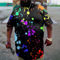 Big & Tall Graphic Splash Ink T-Shirt for big men