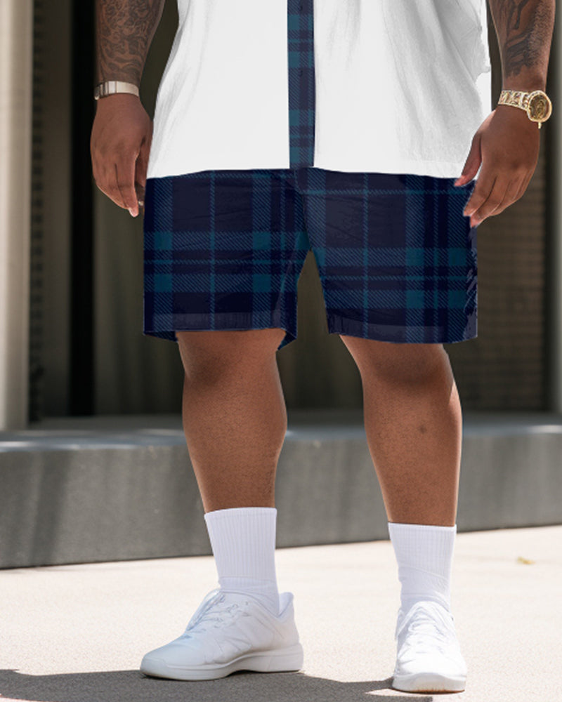 Big & Tall Plaid Jeans for big men view 3