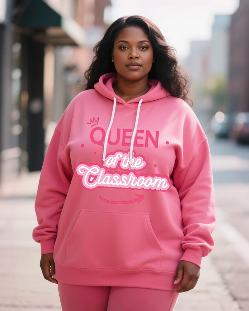 Big & Tall Pink Streetwear Hoodie for big men view 1