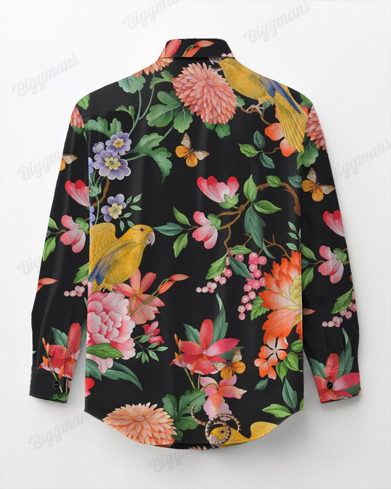 Big & Tall Streetwear Long Sleeve Shirt for big men view 5