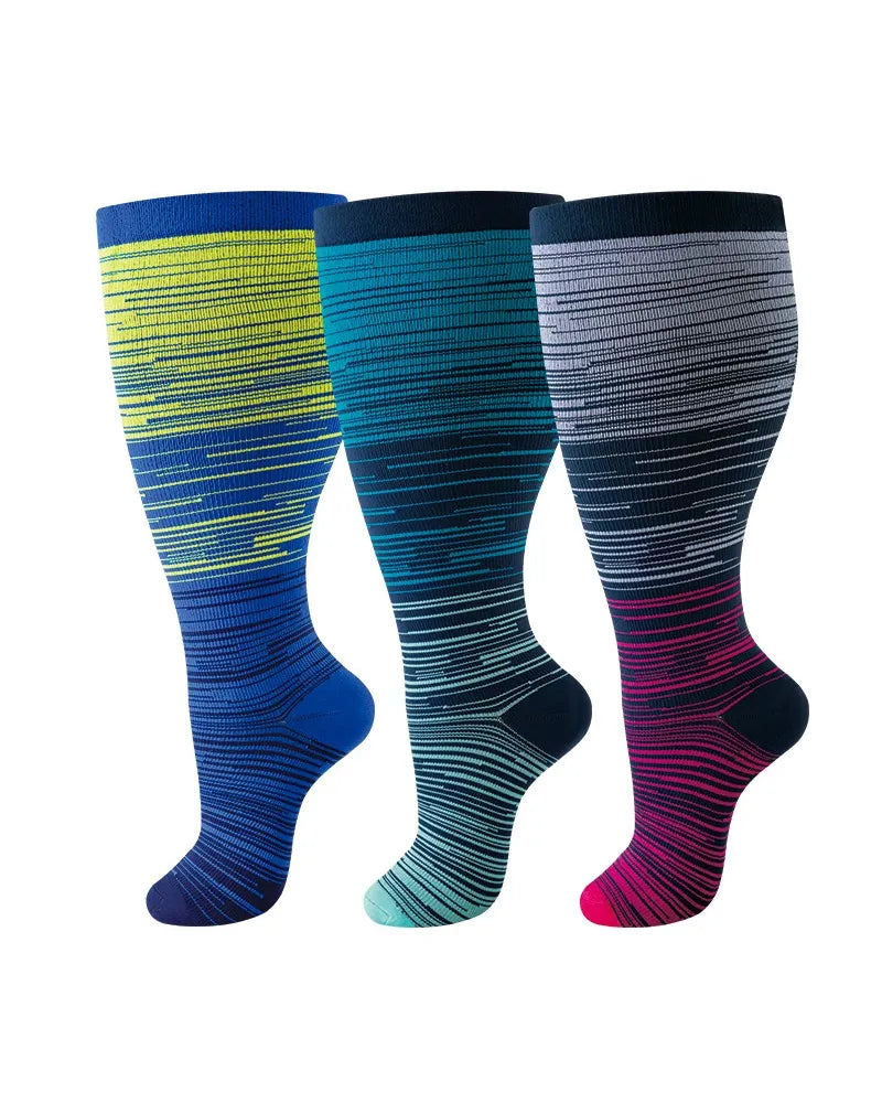 Big & Tall Gradient Striped Athletic Men's Clothing for big men view 11