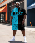 Big & Tall Graphic Two-piece Set for big men view 1