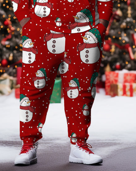 Big & Tall Hoodie Sweatpants Set for big men view 3