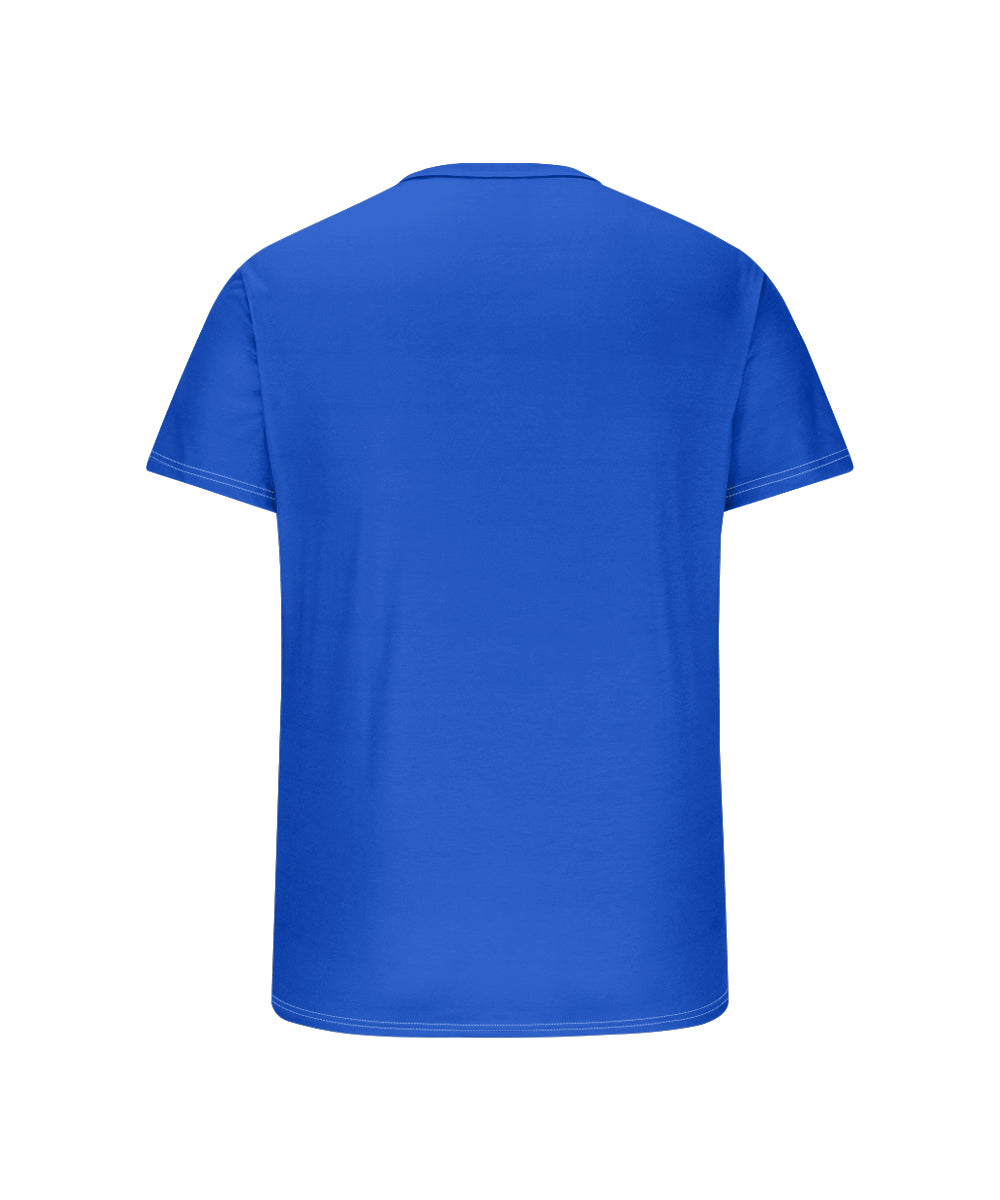 Big & Tall Blue Hawaiian Graphic T-Shirt for big men view 5