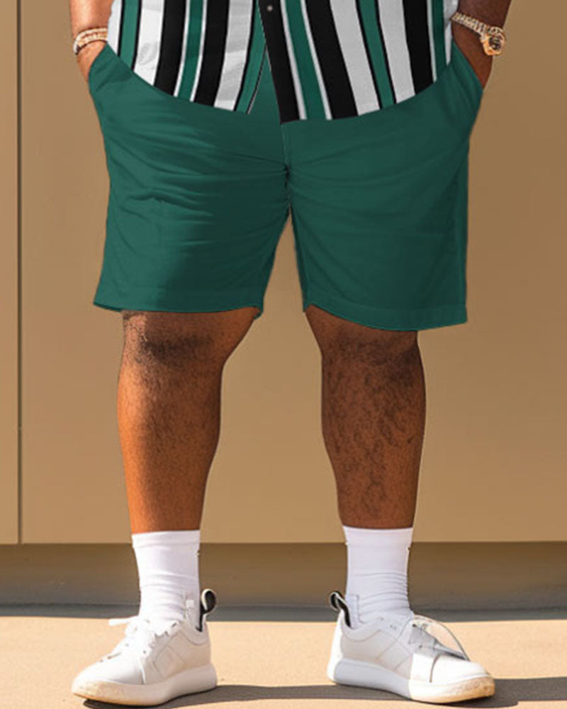 Big & Tall Striped Graphic Jeans for big men view 4