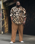 Big & Tall Graphic Two-piece Set for big men view 1